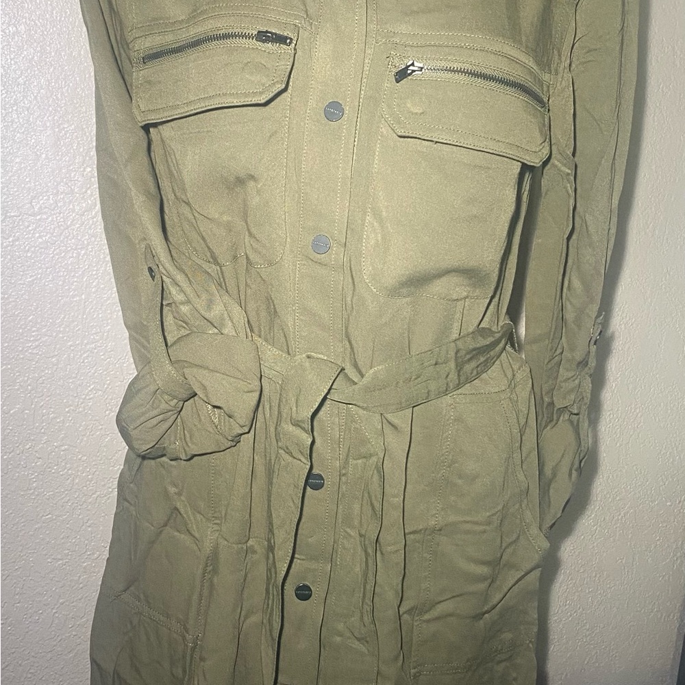 Sanctuary Olive Green Utility Dress or Jacket